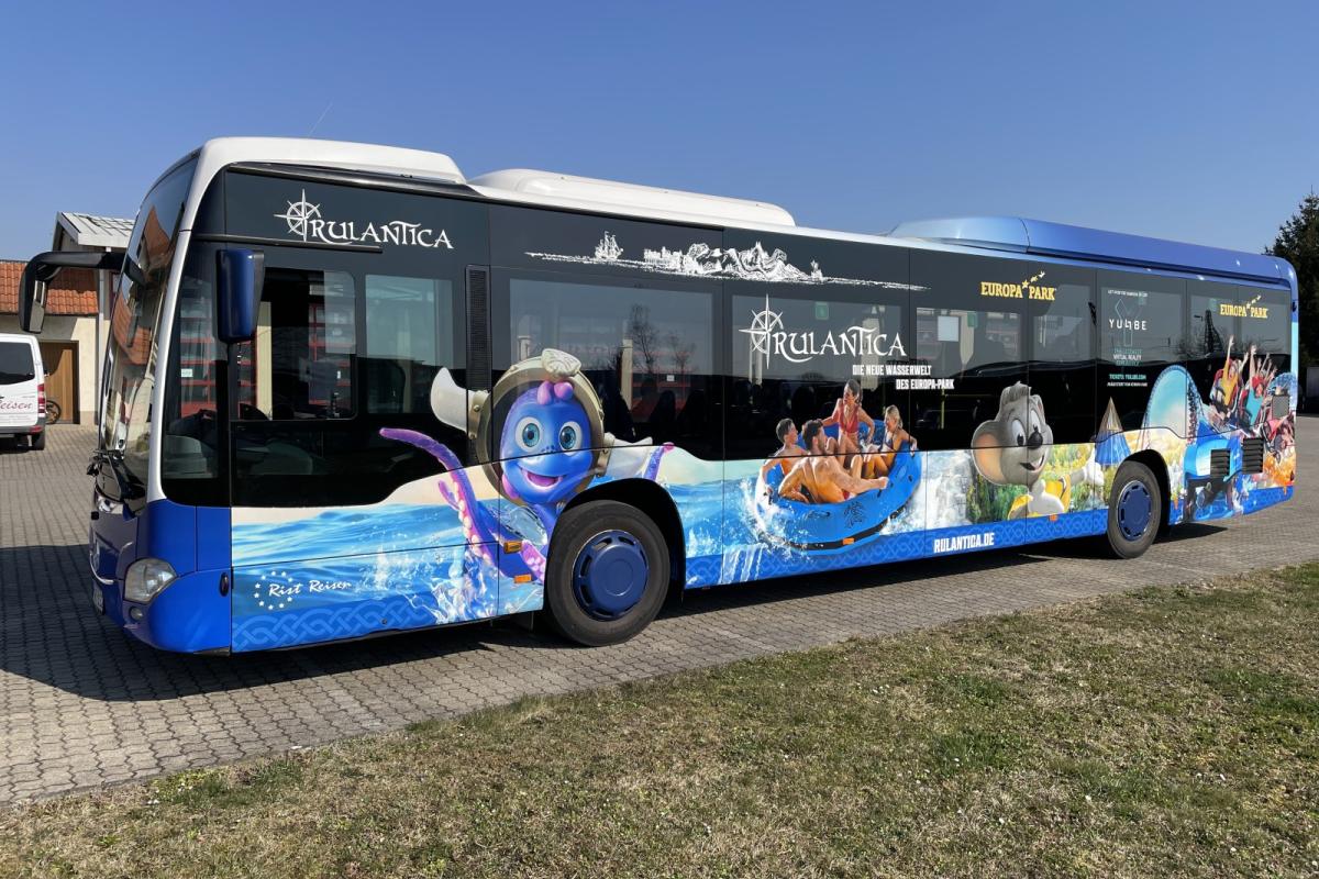 Vollverklebung Europa-Park Bus, 2022